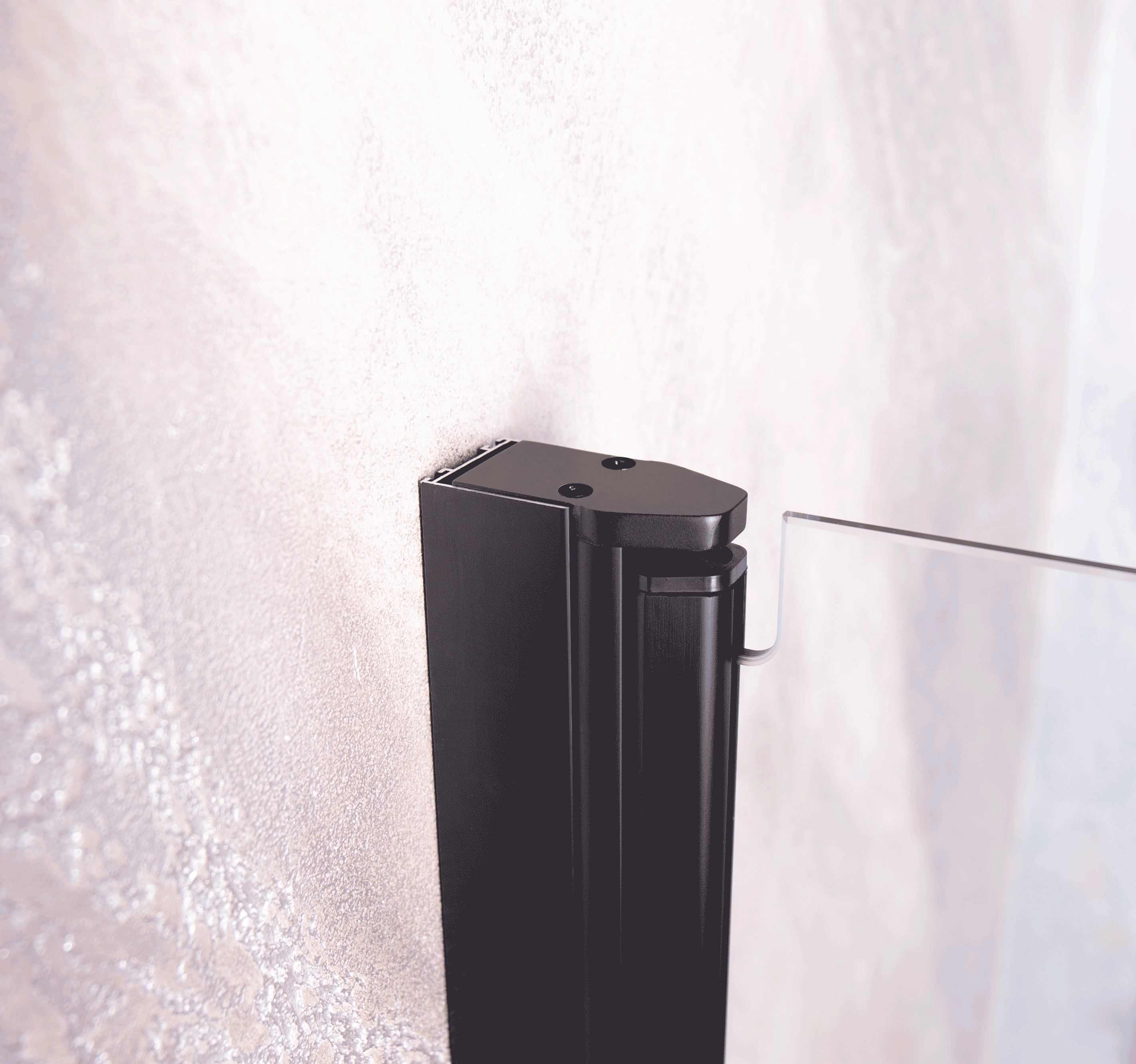 BRAVA BLACK swing door in 3 different sizes