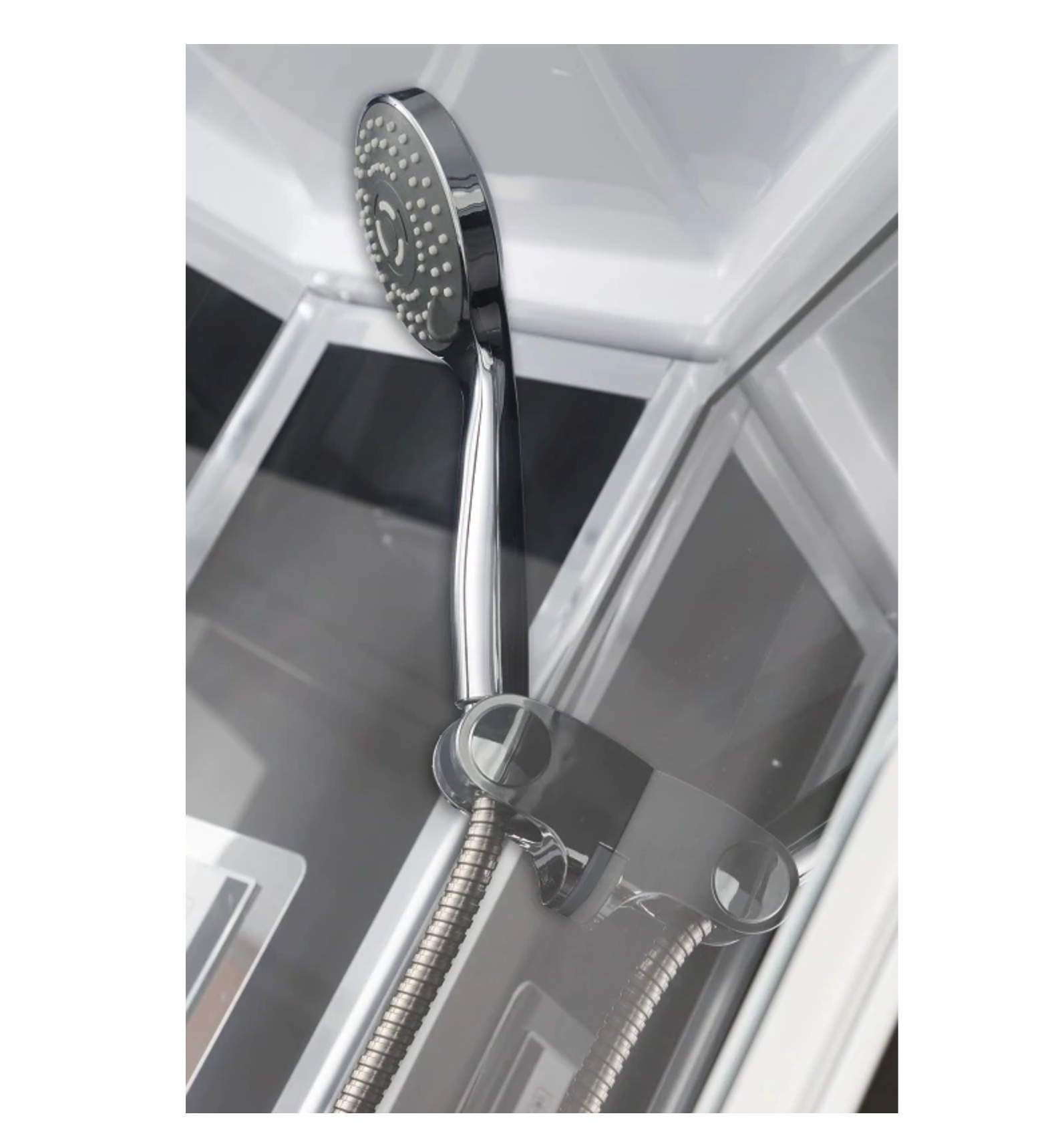 Complete shower enclosure TREND 1 with quick assembly 90x90x215 cm