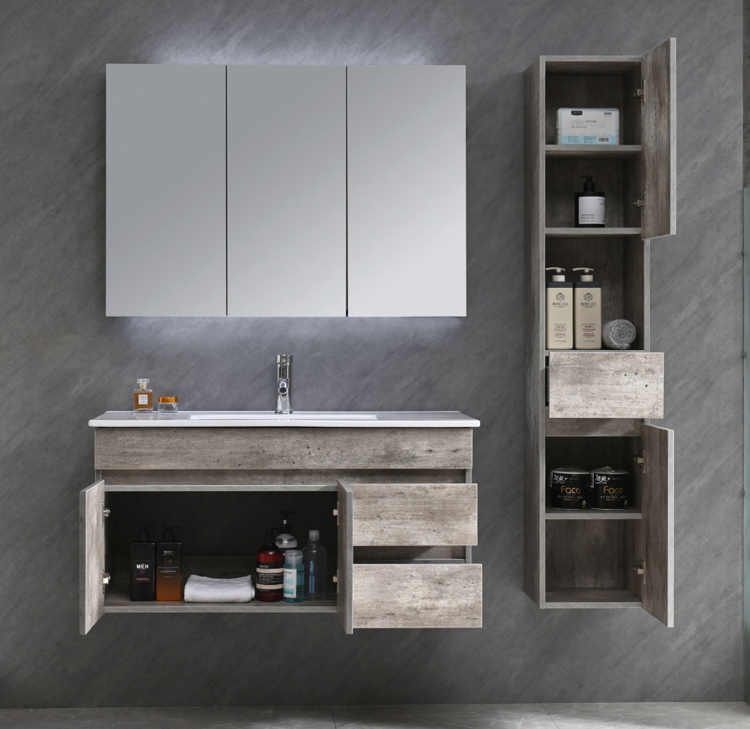 Bathroom furniture set BELLUNO grey