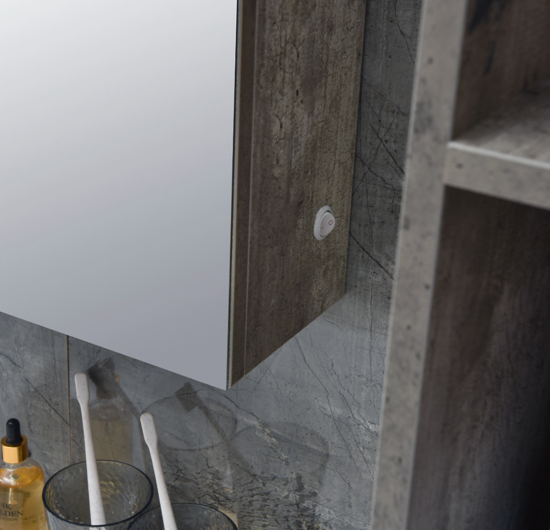 Bathroom furniture set BELLUNO grey