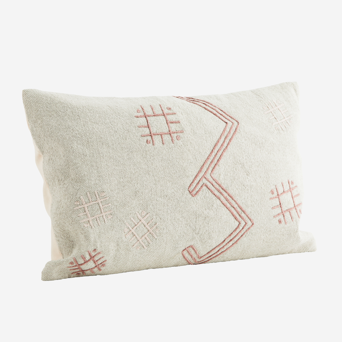 Funda de almohada bordada
