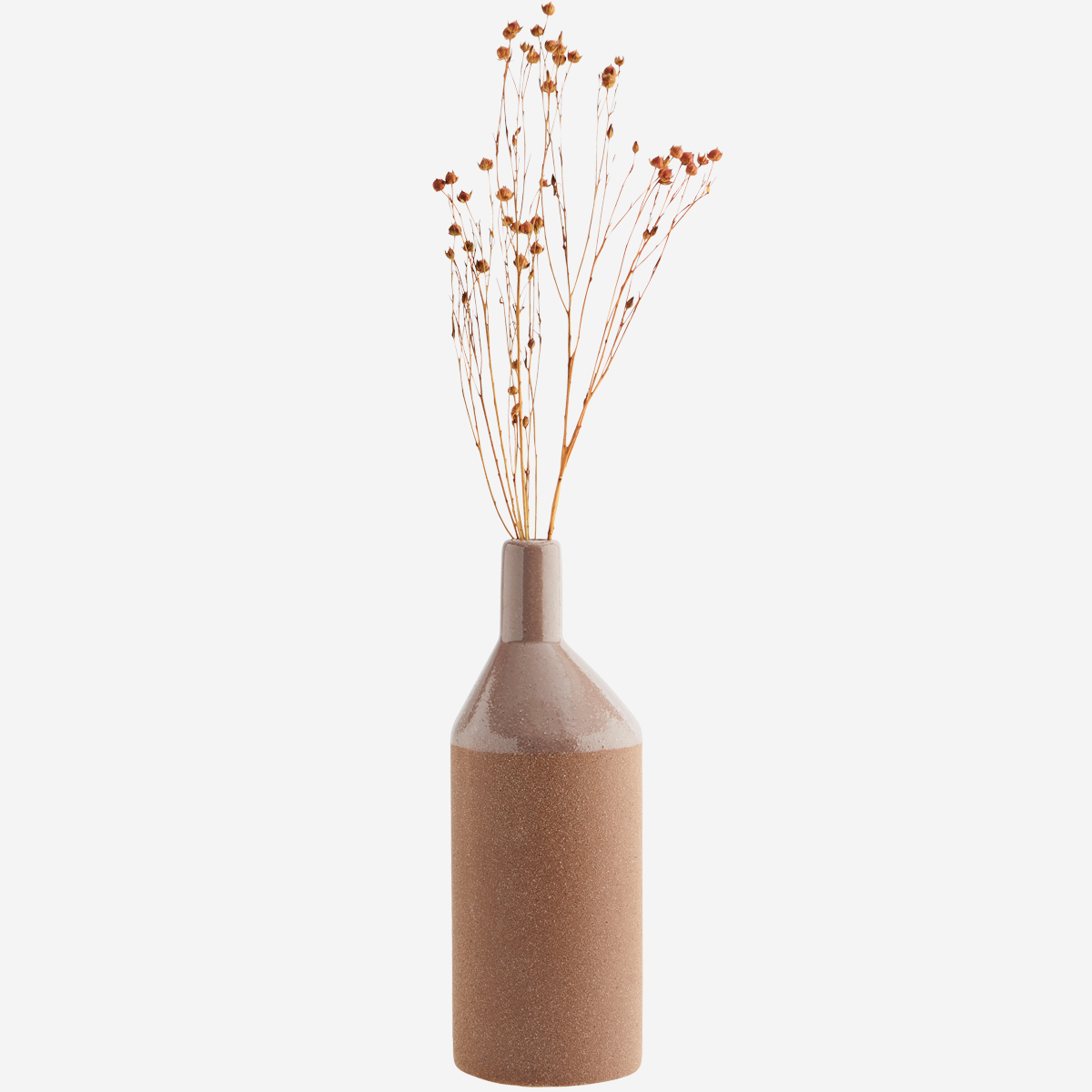 Stoneware vase Dusty Rose