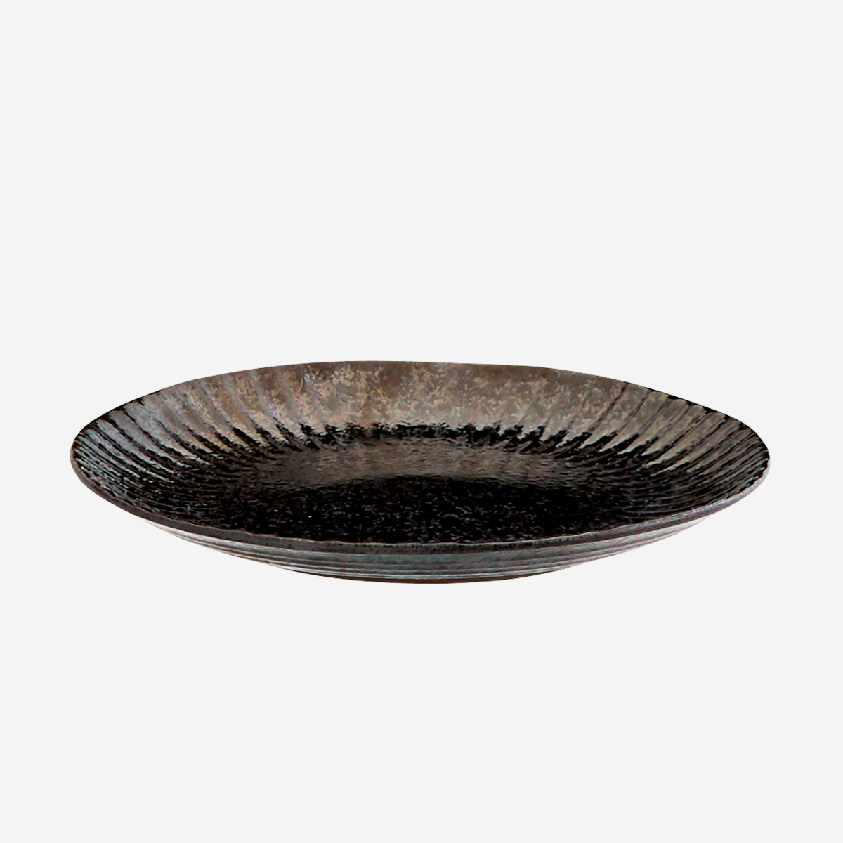Plato de desayuno de gres negro Ø 21,5 cm