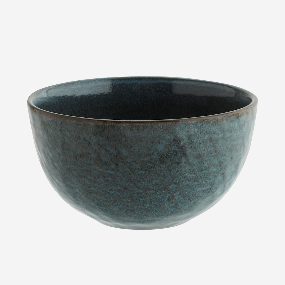 Cuenco de gres azul/marrón Ø 15 cm