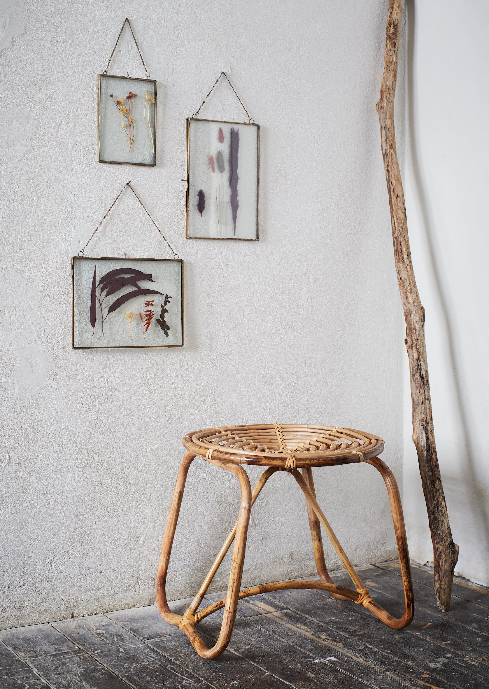 Hocker Bambus rund Ø49x45 cm