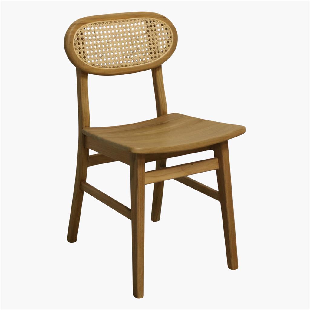 Stuhl Retro mit Wiener Geflecht