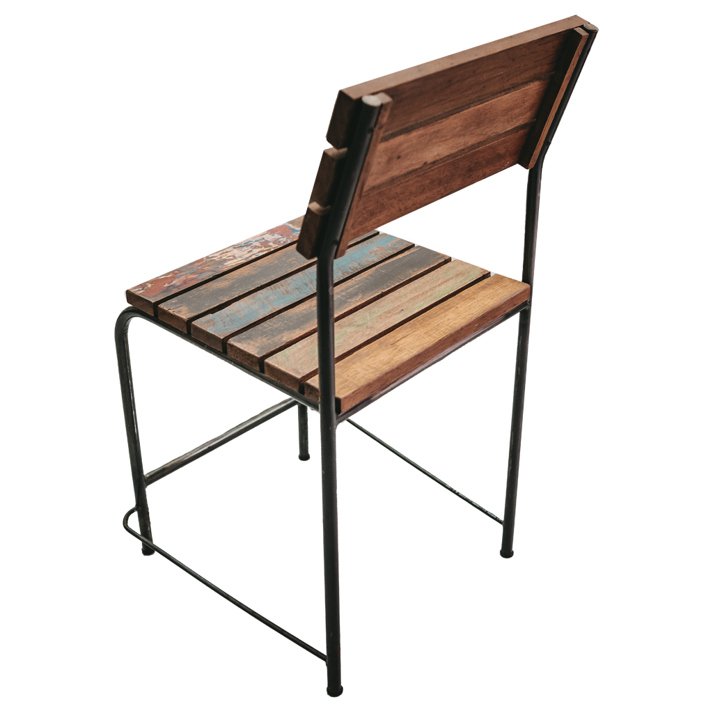 Holzsessel Bunt