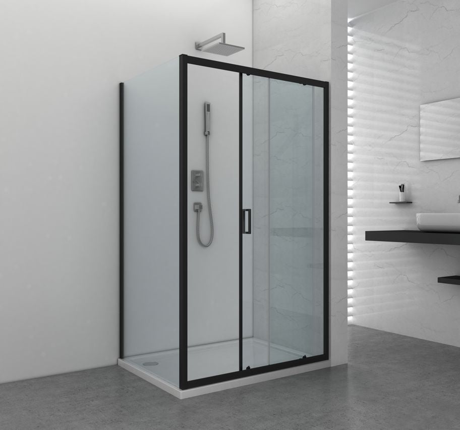 Puerta corredera Elite Black en 2 tamaños diferentes