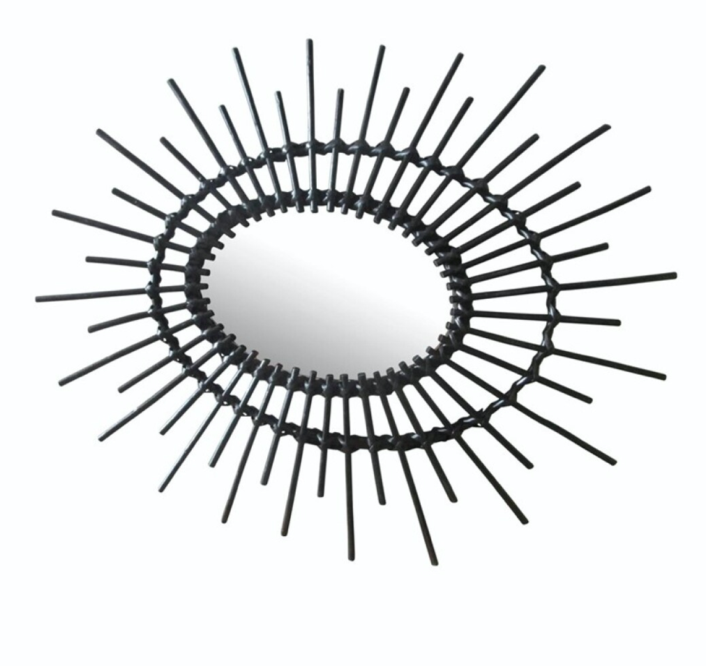 Espejo de pared Negro