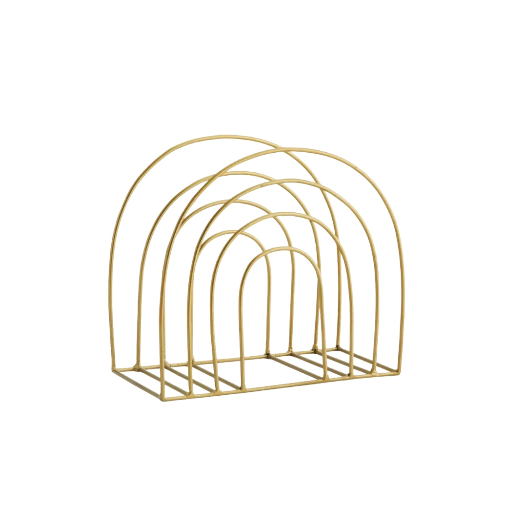 Magazinhalter Regenbogen Gold