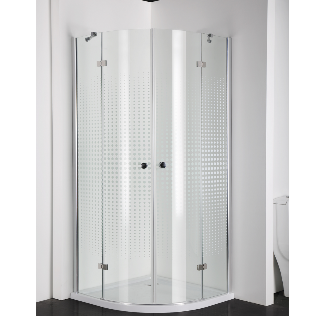 Pro-Line circular shower cubicle with Easy Clean GEMMA 89.5 x 89.5 x 195