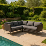 Infinity Sofa-Set inkl. Sitz- und Rückenkissen, schwarz