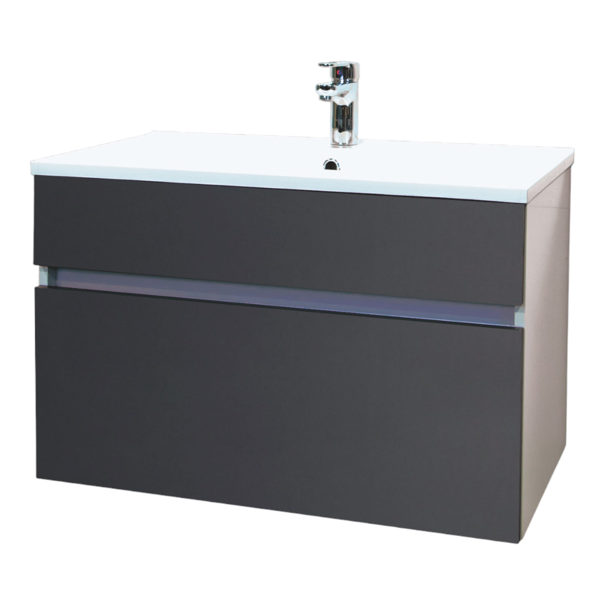 Waschbeckenunterschrank STELLA 80 ANTHRAZIT