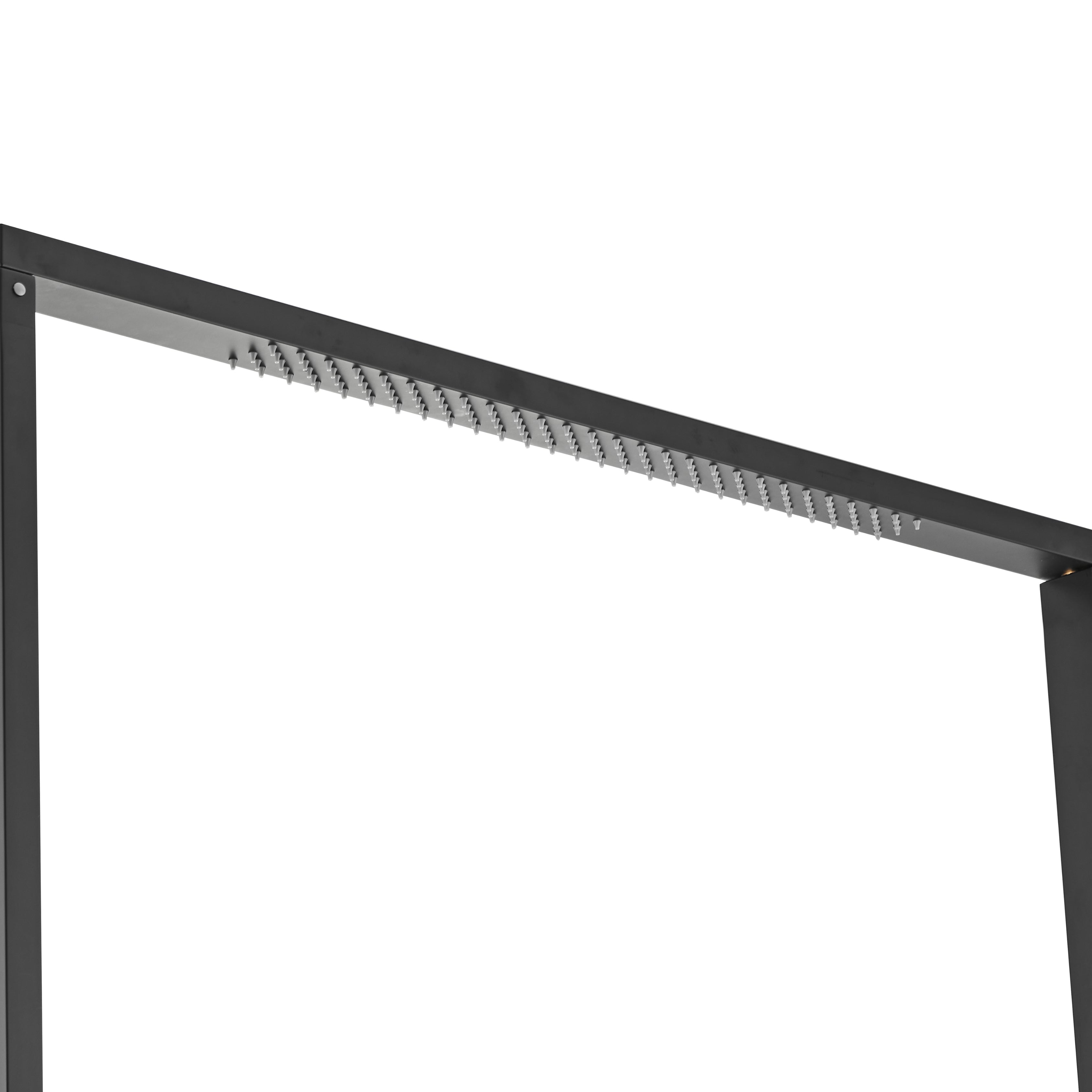 Octagon 40L Solar-Duschportal – Schwarz