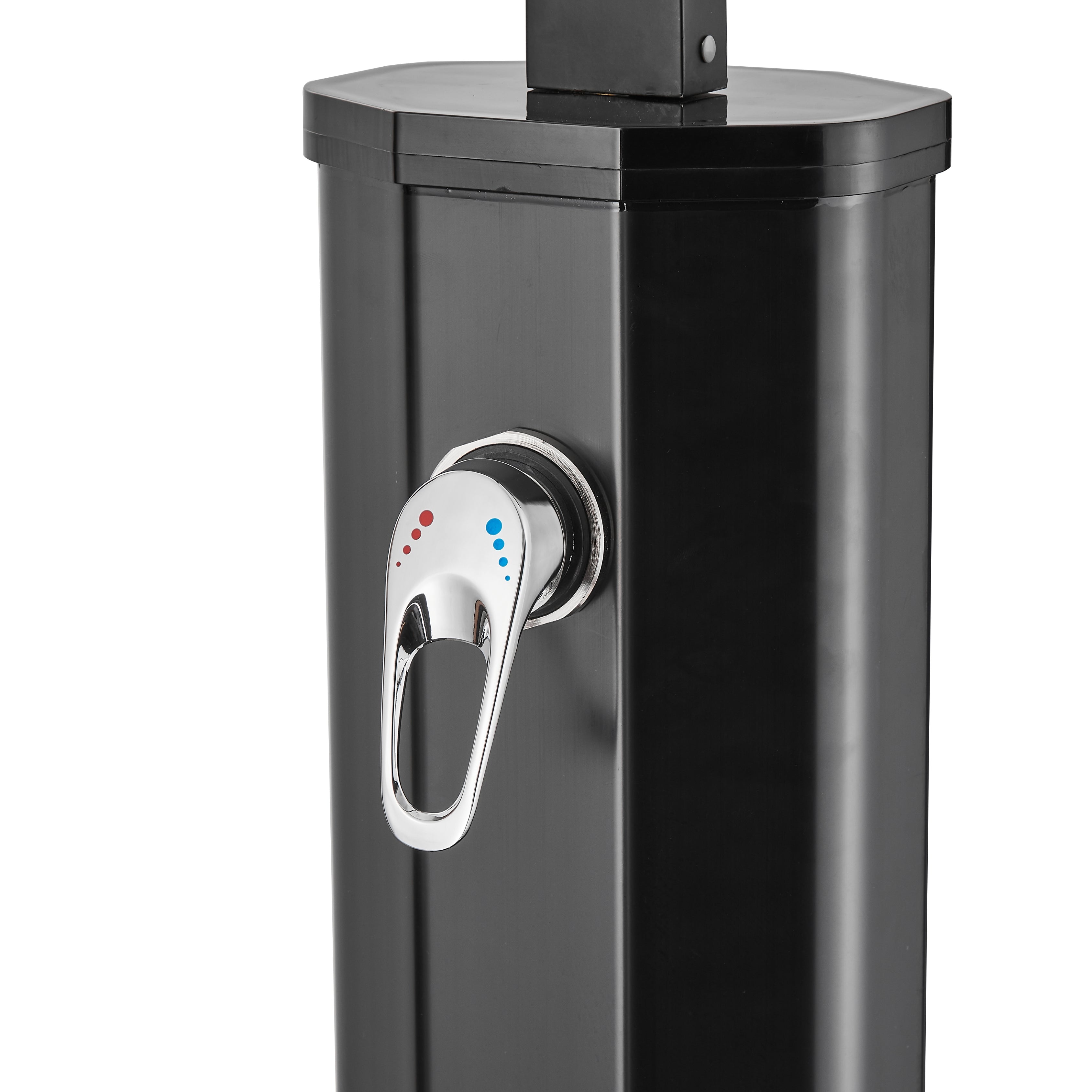 Octagon 40L Solar-Duschportal – Schwarz