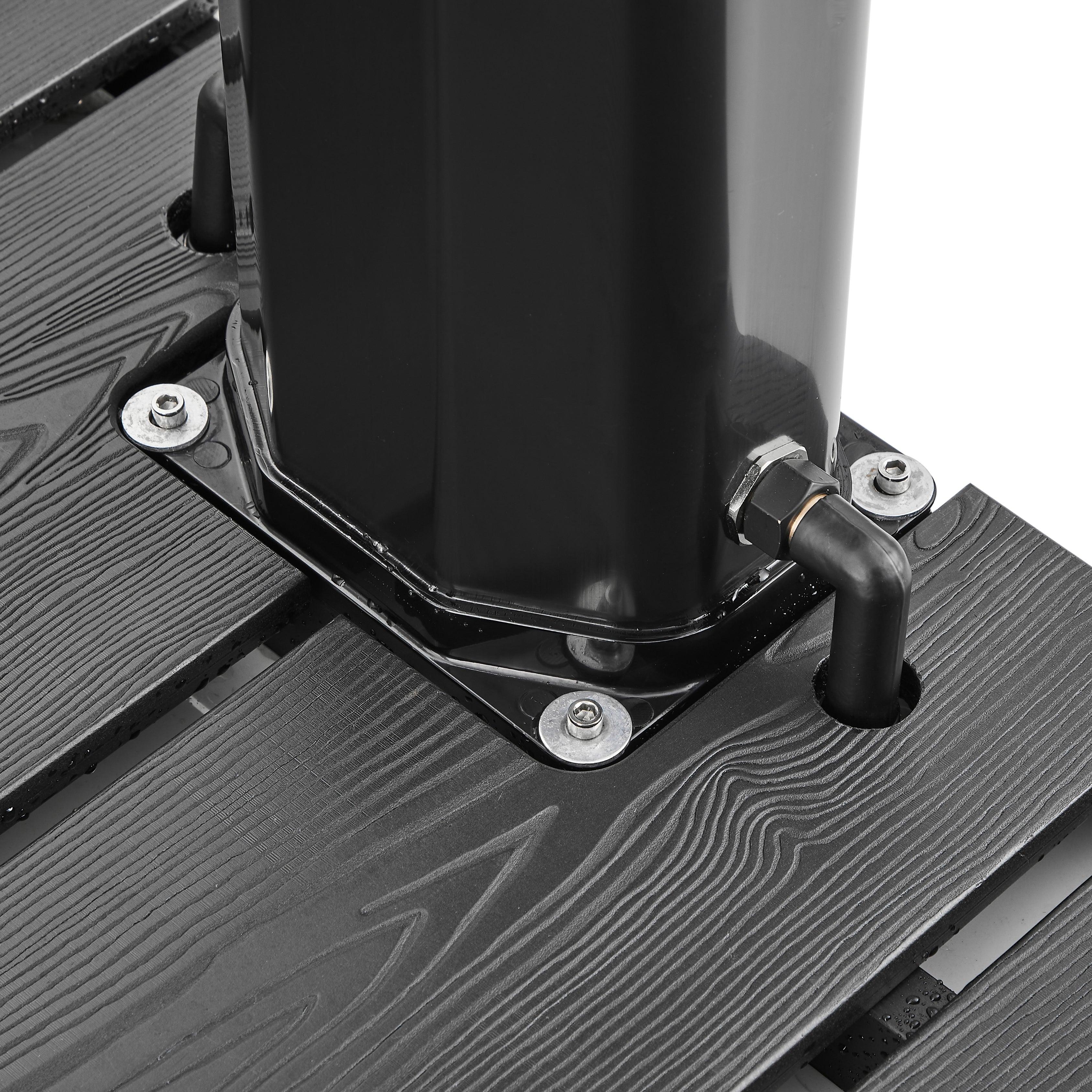 Octagon 40L Solar-Duschportal – Schwarz