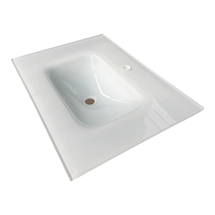 Glass washbasin for CUBE 70
