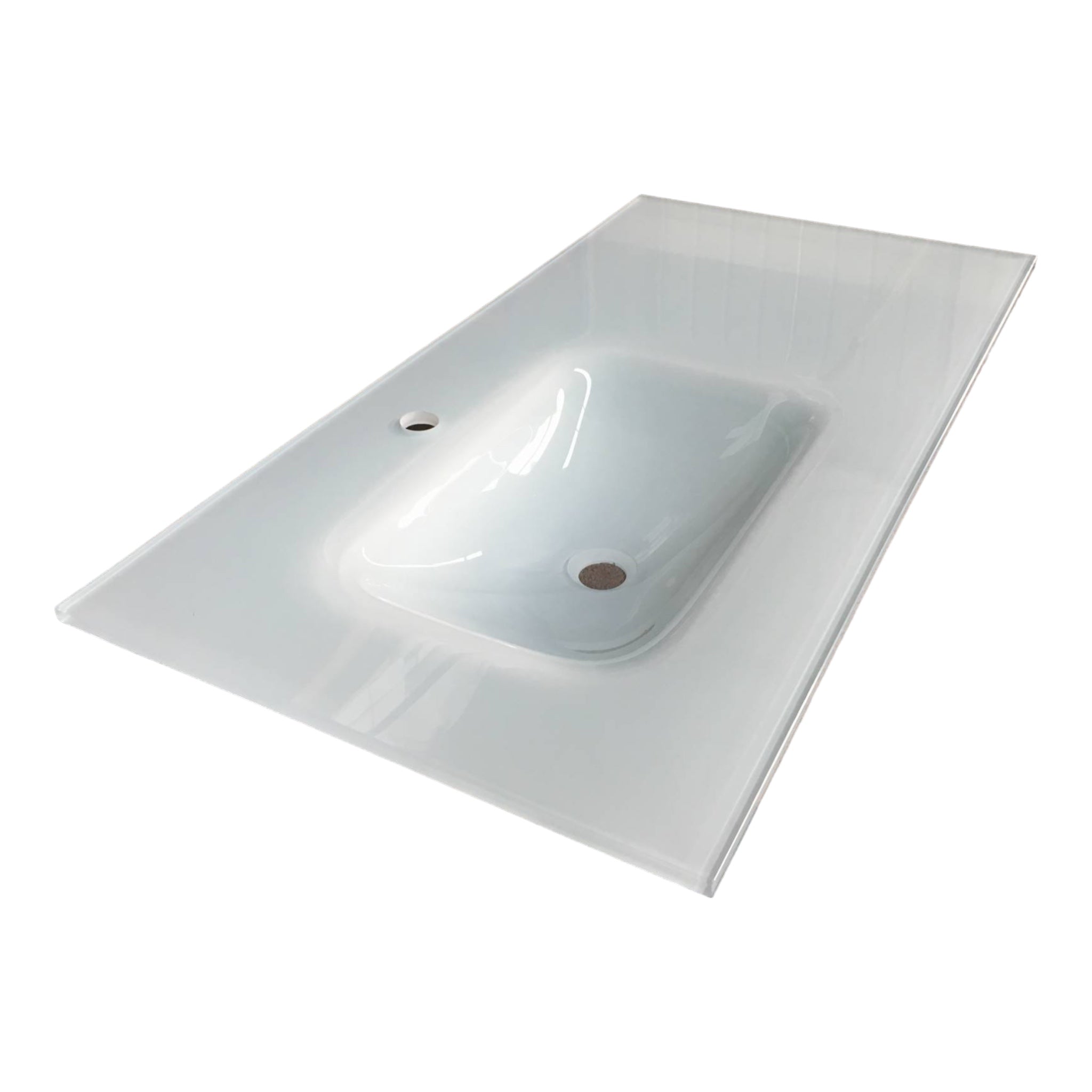 Glass washbasin for CUBE 100