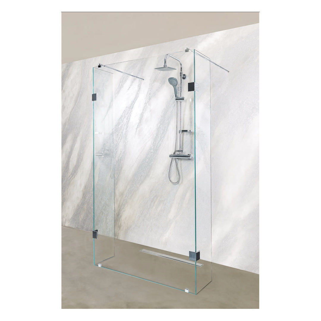 Shower partition wall WIDE in 4 different sizes