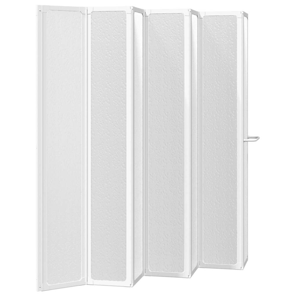 Duschwand Duschabtrennung 140 x 168 cm 7 Faltwände