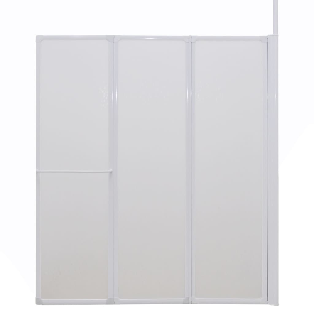 Duschwand L-Form 70x120x137 cm 4-teilig Faltbar