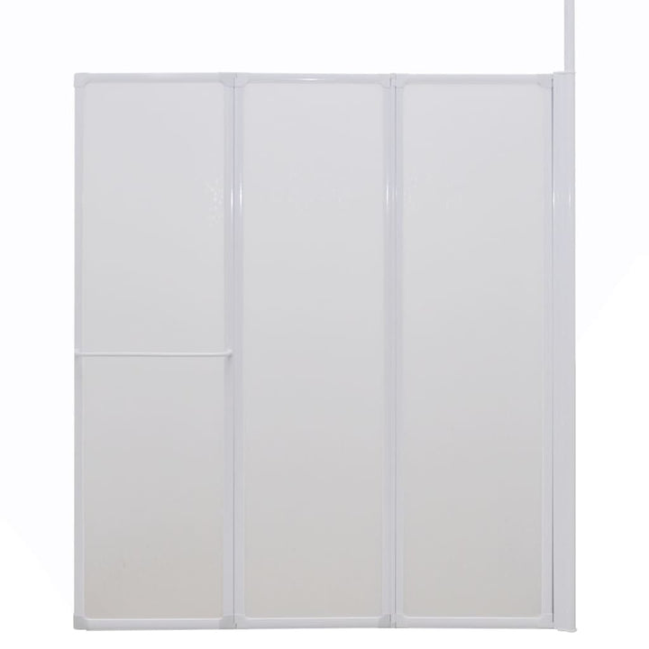 Duschwand L-Form 70x120x137 cm 4-teilig Faltbar