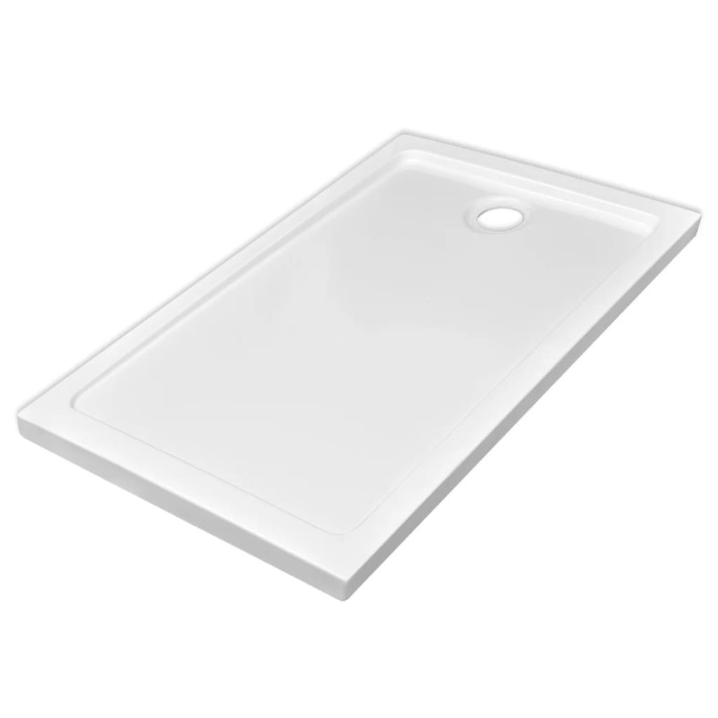 Duschtasse ABS Rechteckig Weiß 70×120 cm