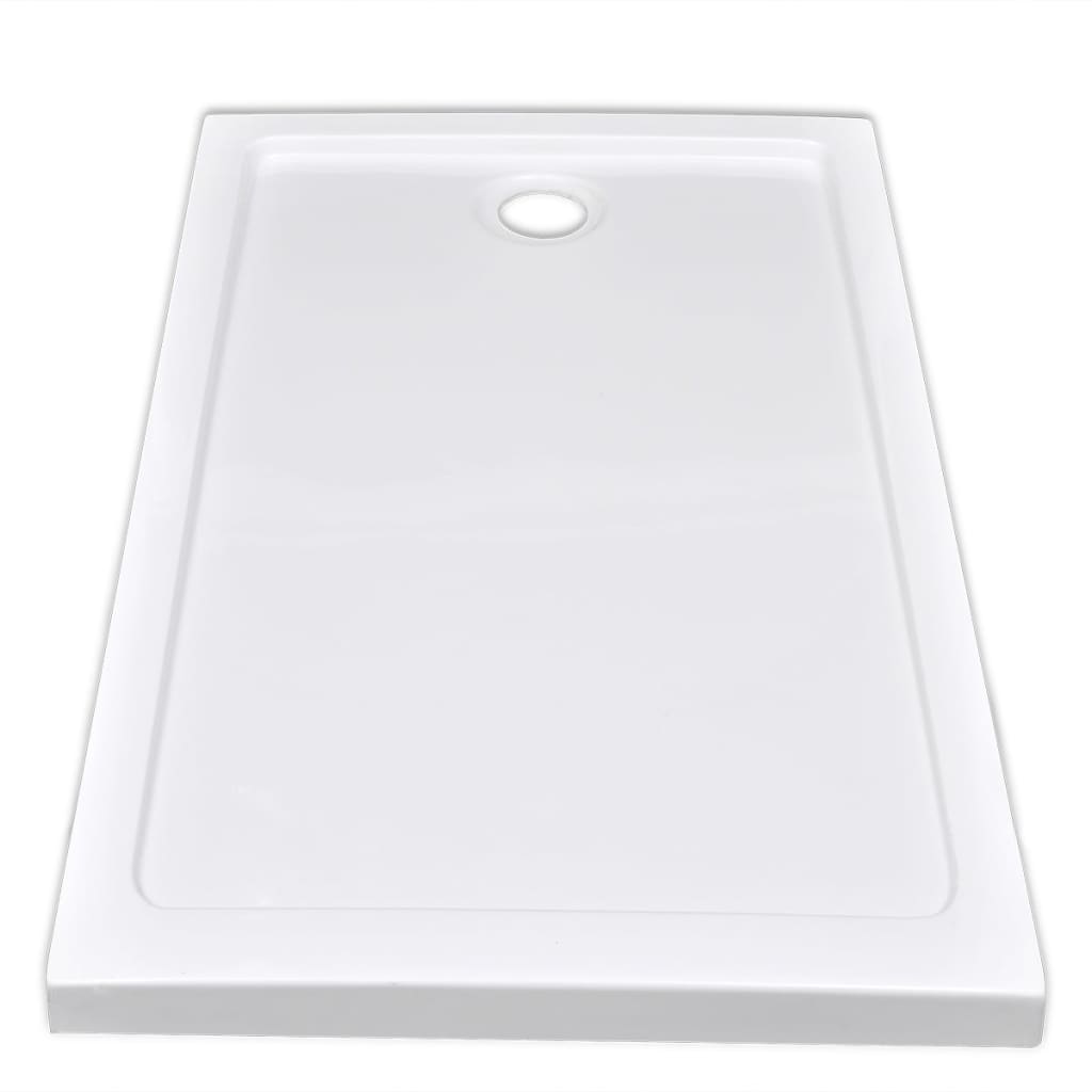 Duschtasse ABS Rechteckig Weiß 70×120 cm