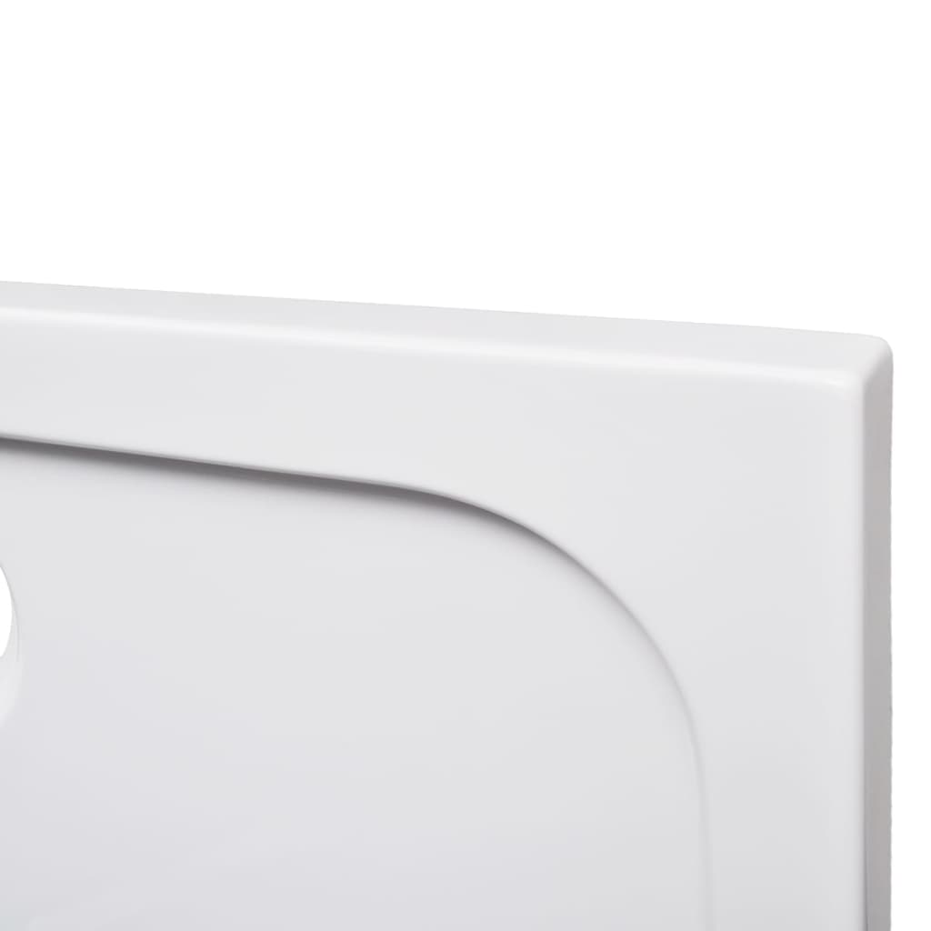 Duschtasse ABS Rechteckig Weiß 70×120 cm