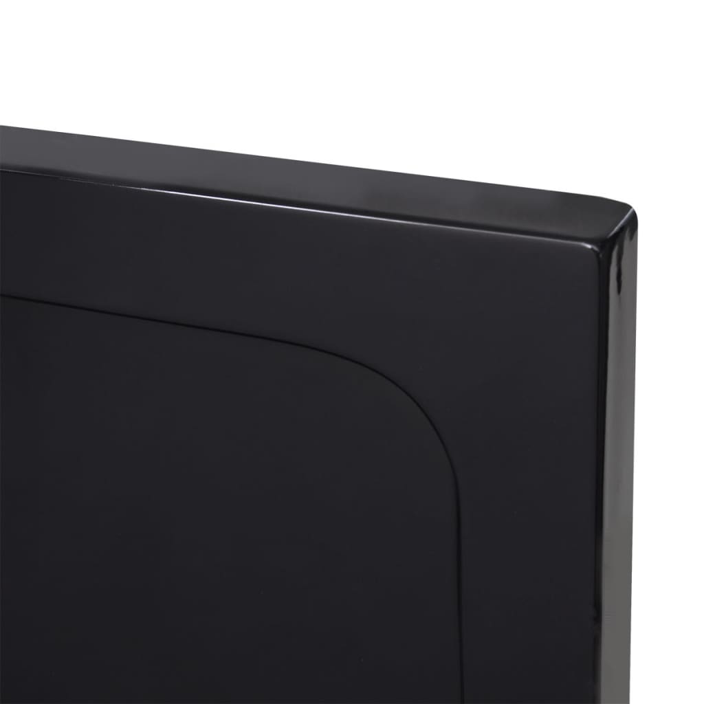 Duschtasse ABS Rechteckig Schwarz 80×110 cm