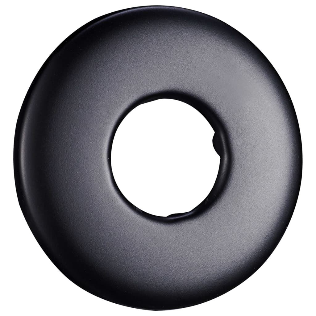 Duscharm Rund Edelstahl 201 Schwarz 40 cm
