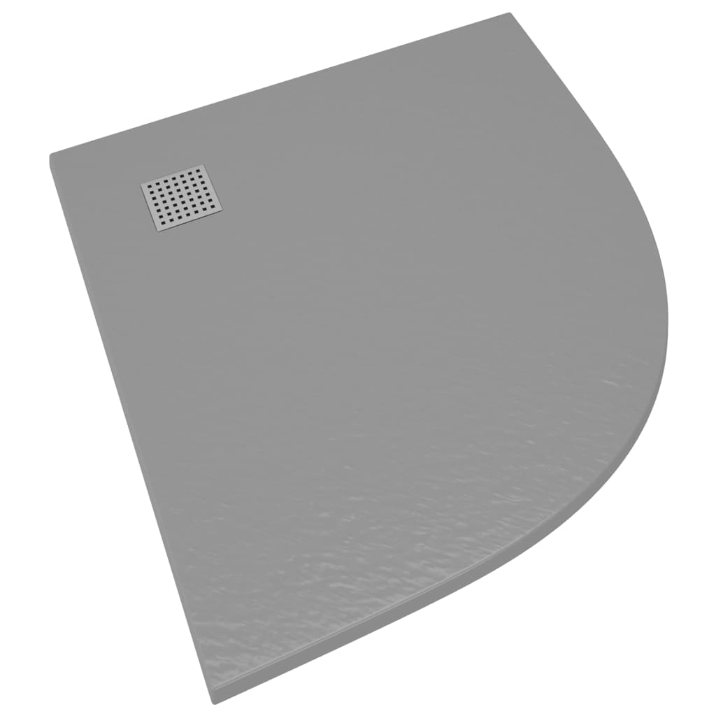 Duschwanne SMC Grau 90x90 cm