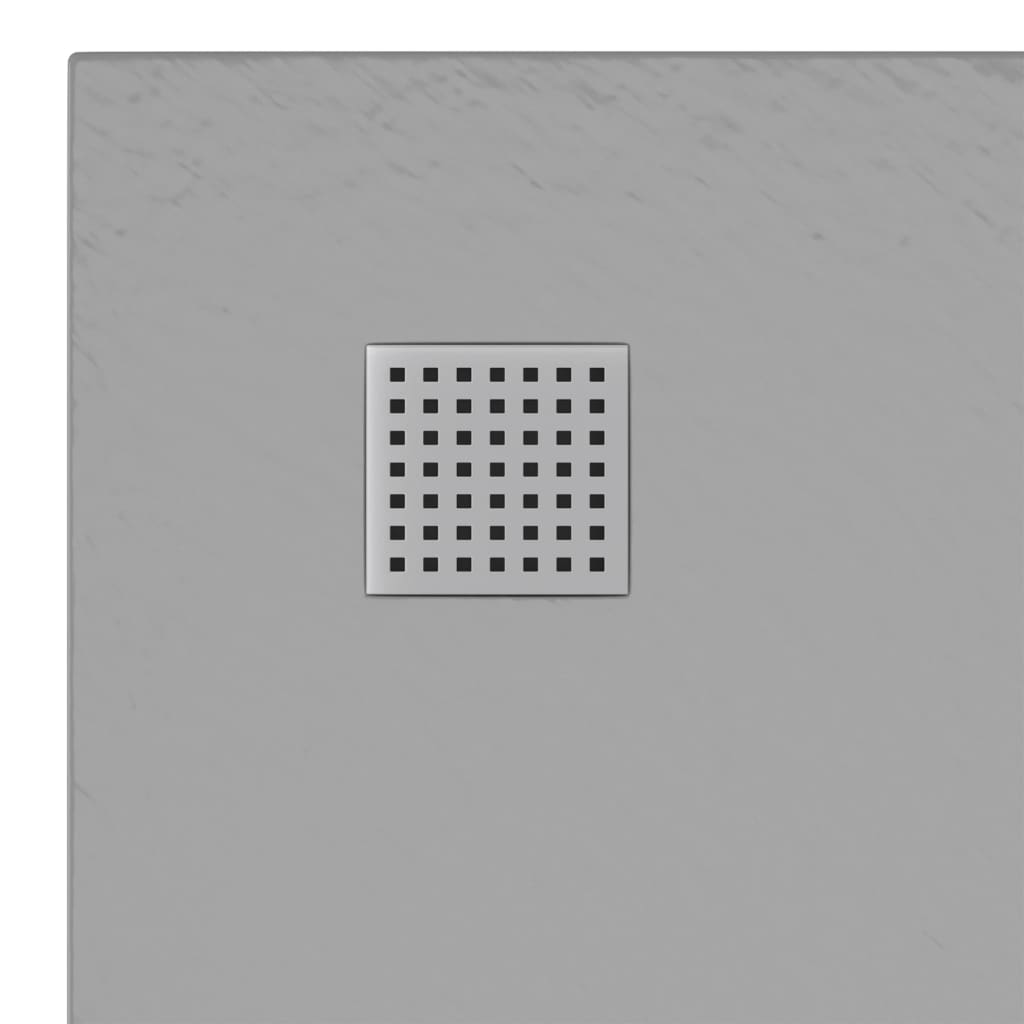 Duschwanne SMC Grau 90x90 cm