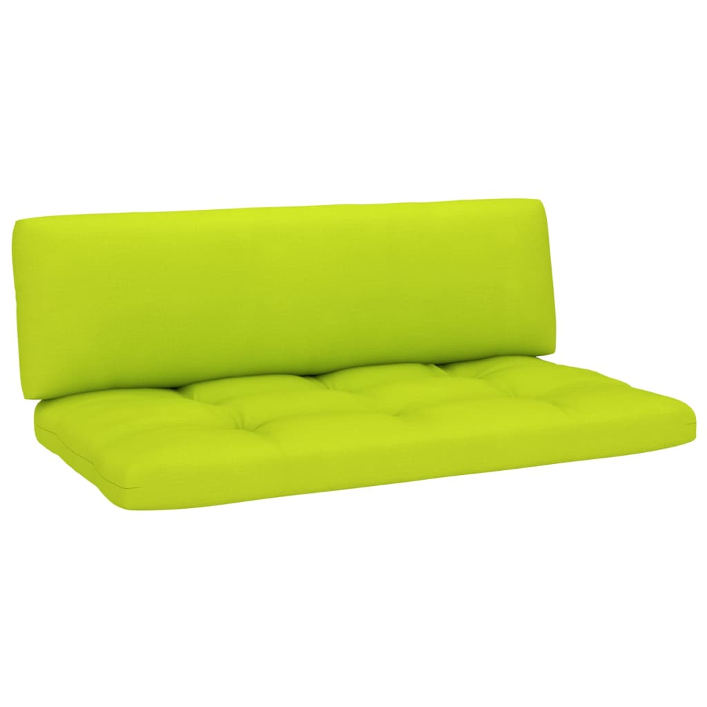 Outdoor-Mittelsofa Paletten Kiefernholz Imprägniert Weiß