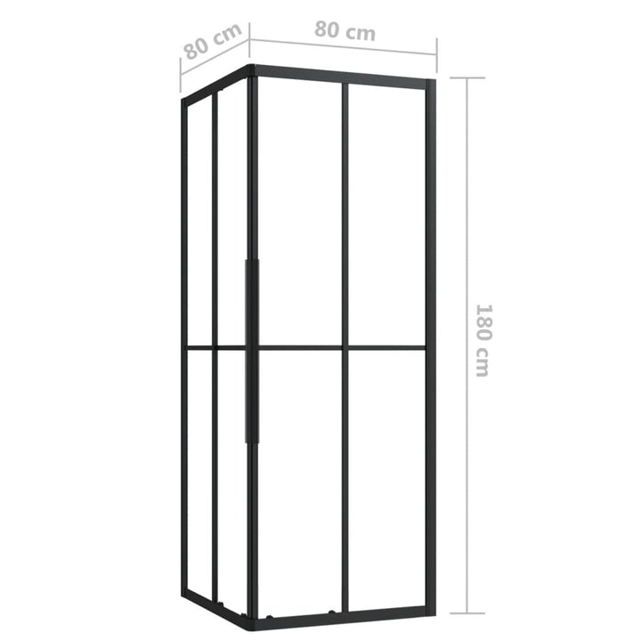 Cabina de ducha ESG 80x80x180 cm