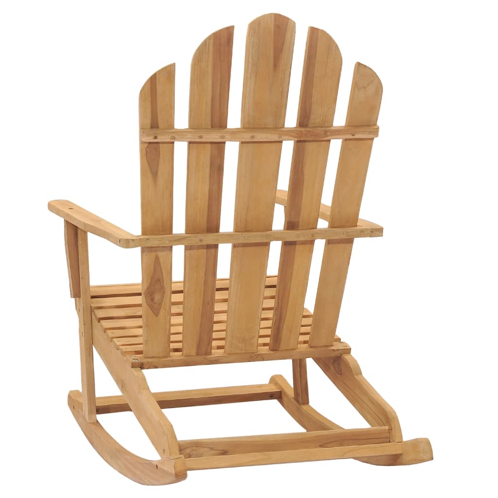 Adirondack-Schaukelstühle 2 Stk. Massivholz Teak