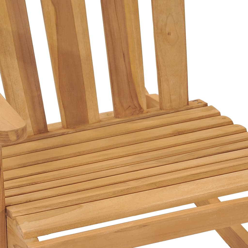 Adirondack-Schaukelstühle 2 Stk. Massivholz Teak