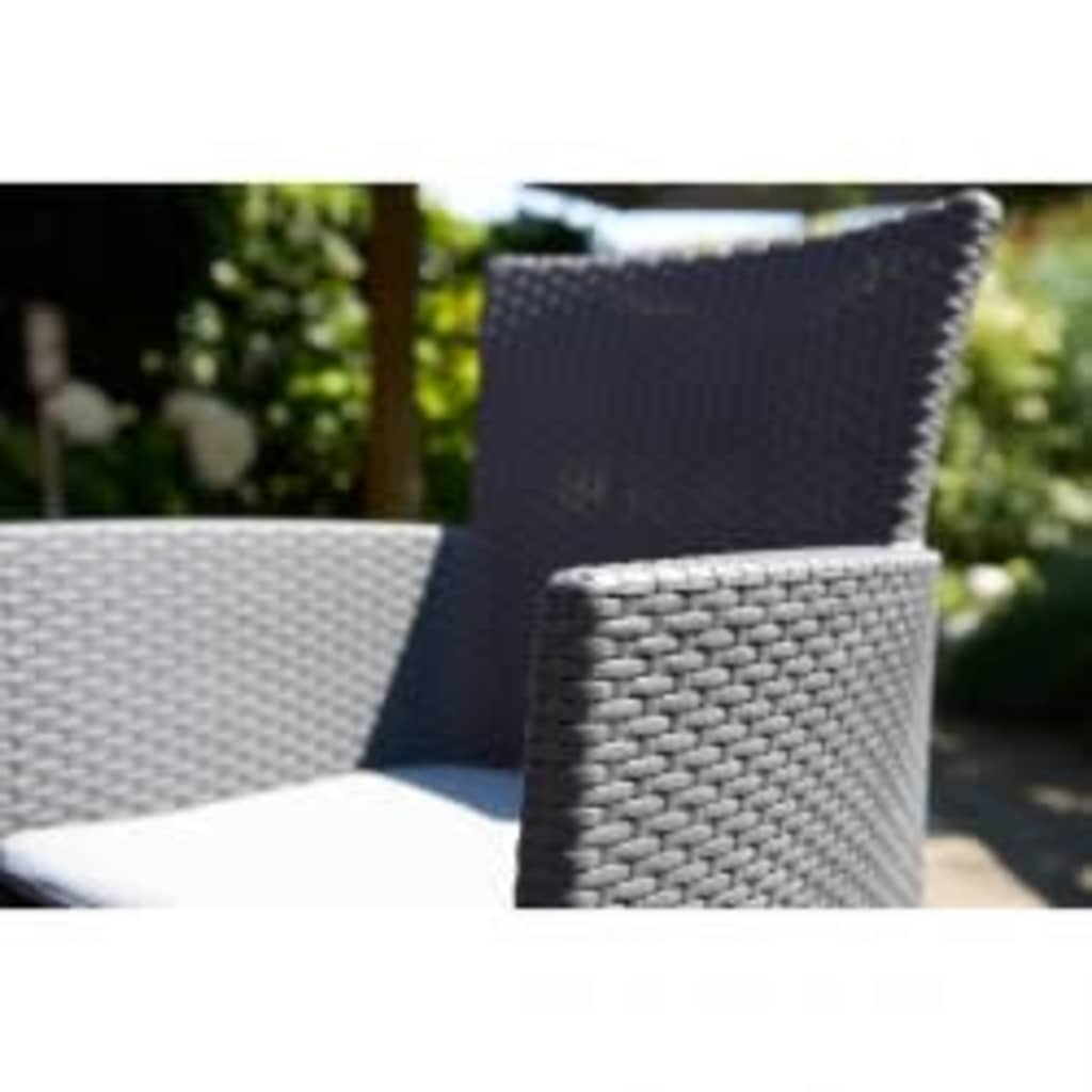 Silla de comedor de jardín Keter Iowa gris grafito 215526