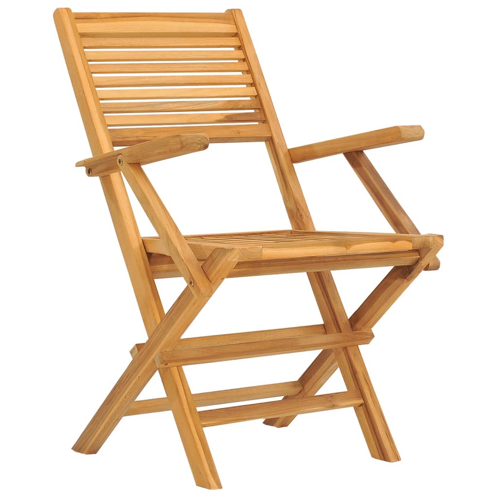 Gartenstühle 4 Stk. Klappbar 55x62x90 cm Massivholz Teak