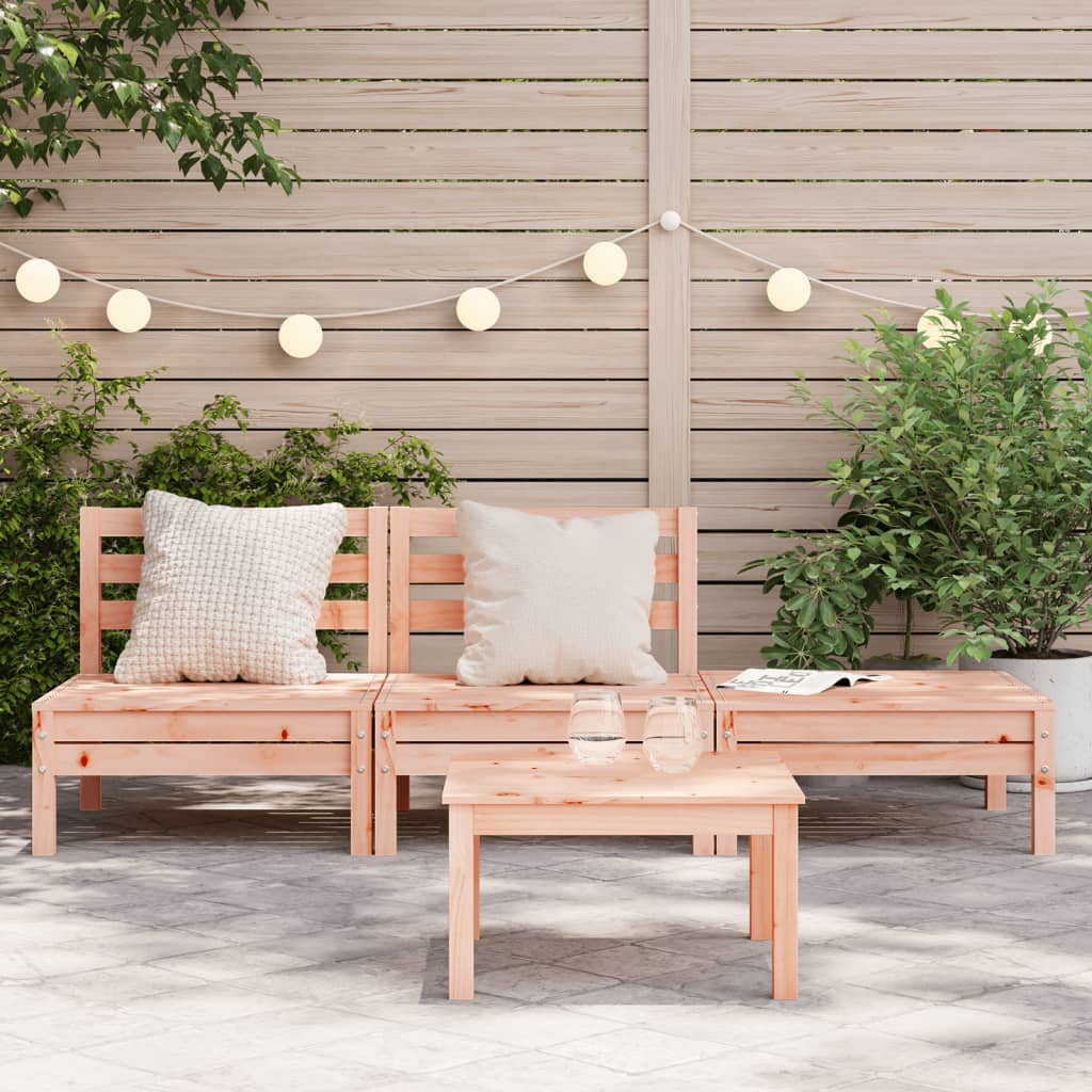 Gartensofa 3-Sitzer Massivholz Douglasie