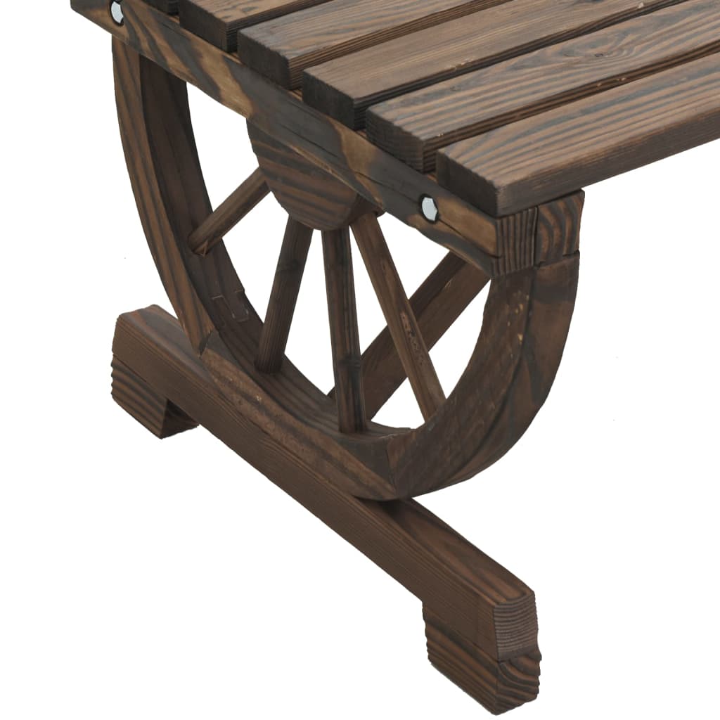 Garten-Fußhocker 40x36,5x38,5 cm Massivholz Tanne