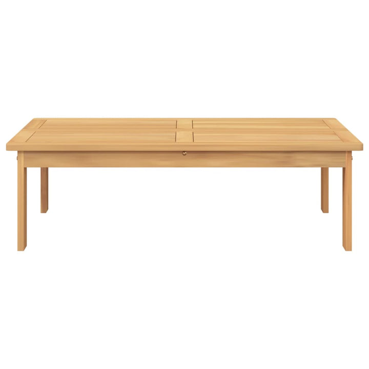 Mesa de jardín 100x60x30 cm madera maciza de acacia