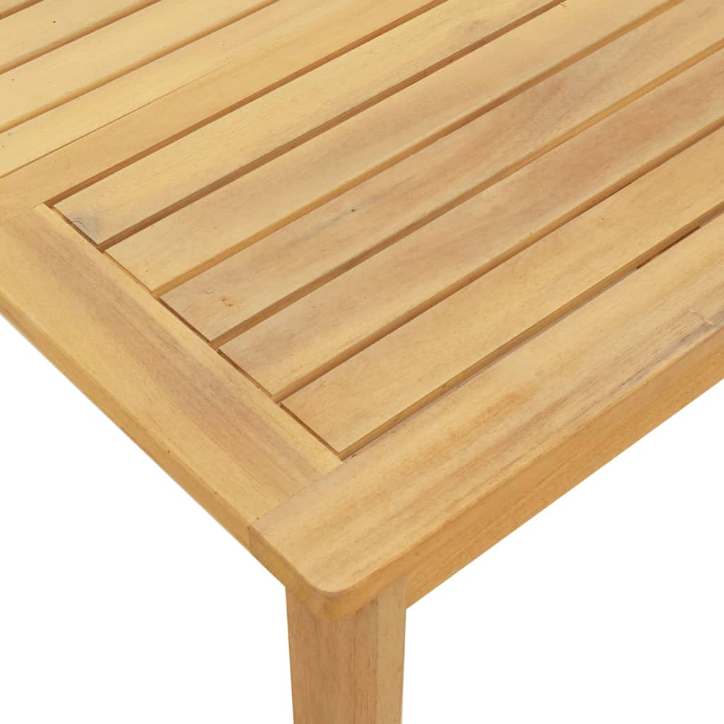 Mesa de jardín 100x60x30 cm madera maciza de acacia