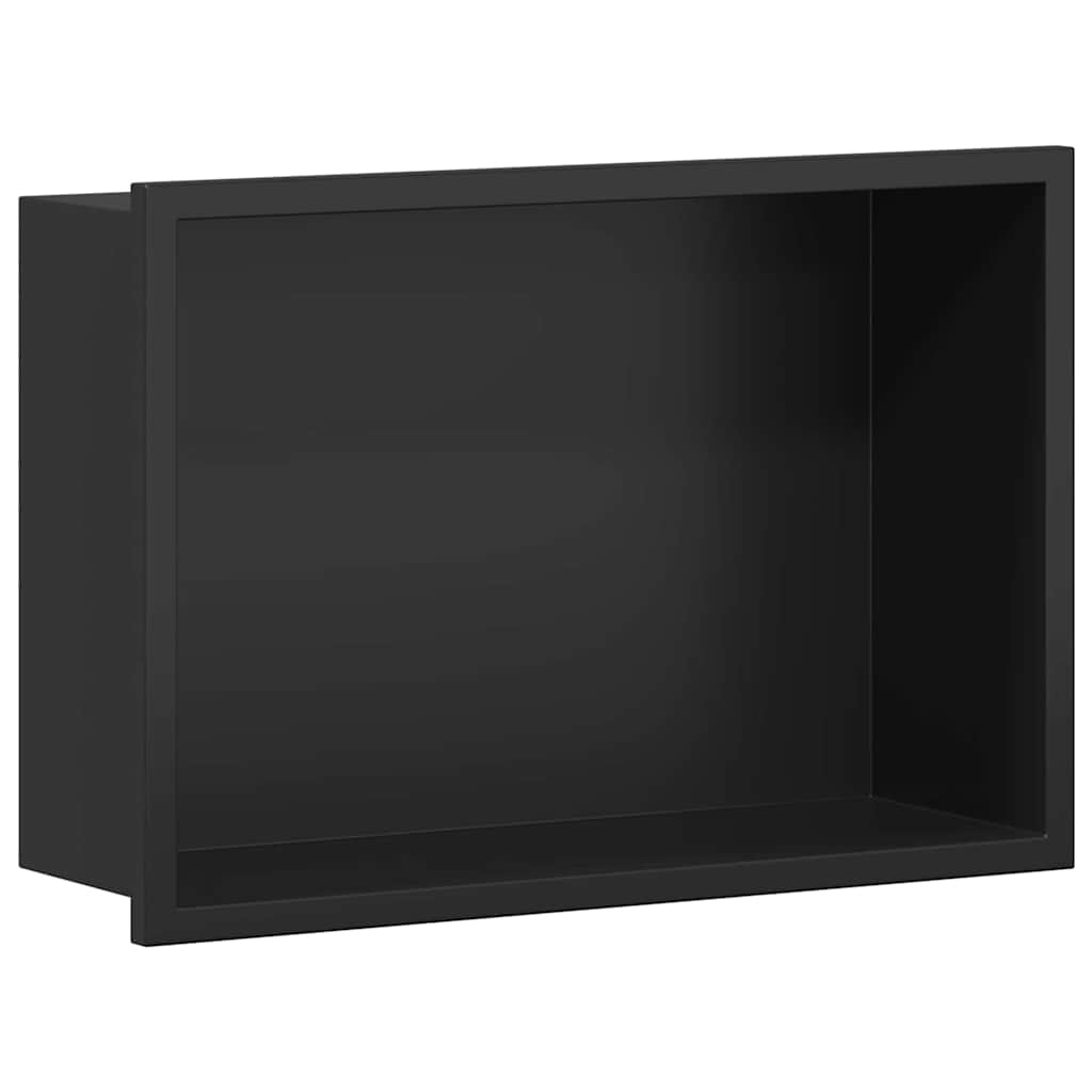 Duschnische Schwarz 30 x 20 x 9.5 cm Edelstahl