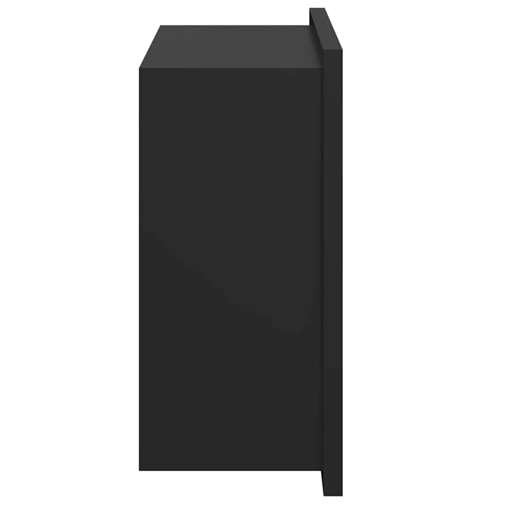 Duschnische Schwarz 30 x 20 x 9.5 cm Edelstahl