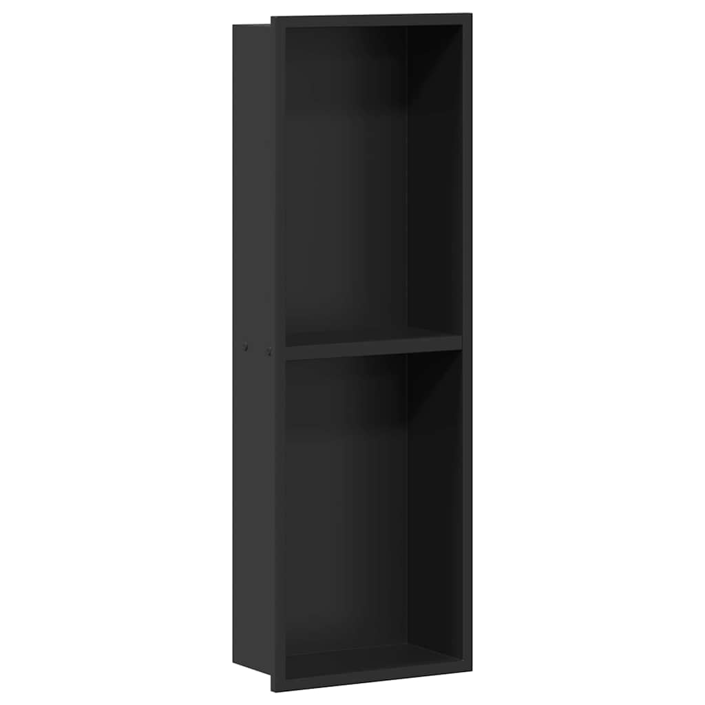 Duschnische Schwarz 60 x 20 x 9.5 cm Edelstahl