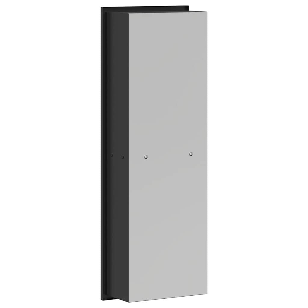Duschnische Schwarz 60 x 20 x 9.5 cm Edelstahl