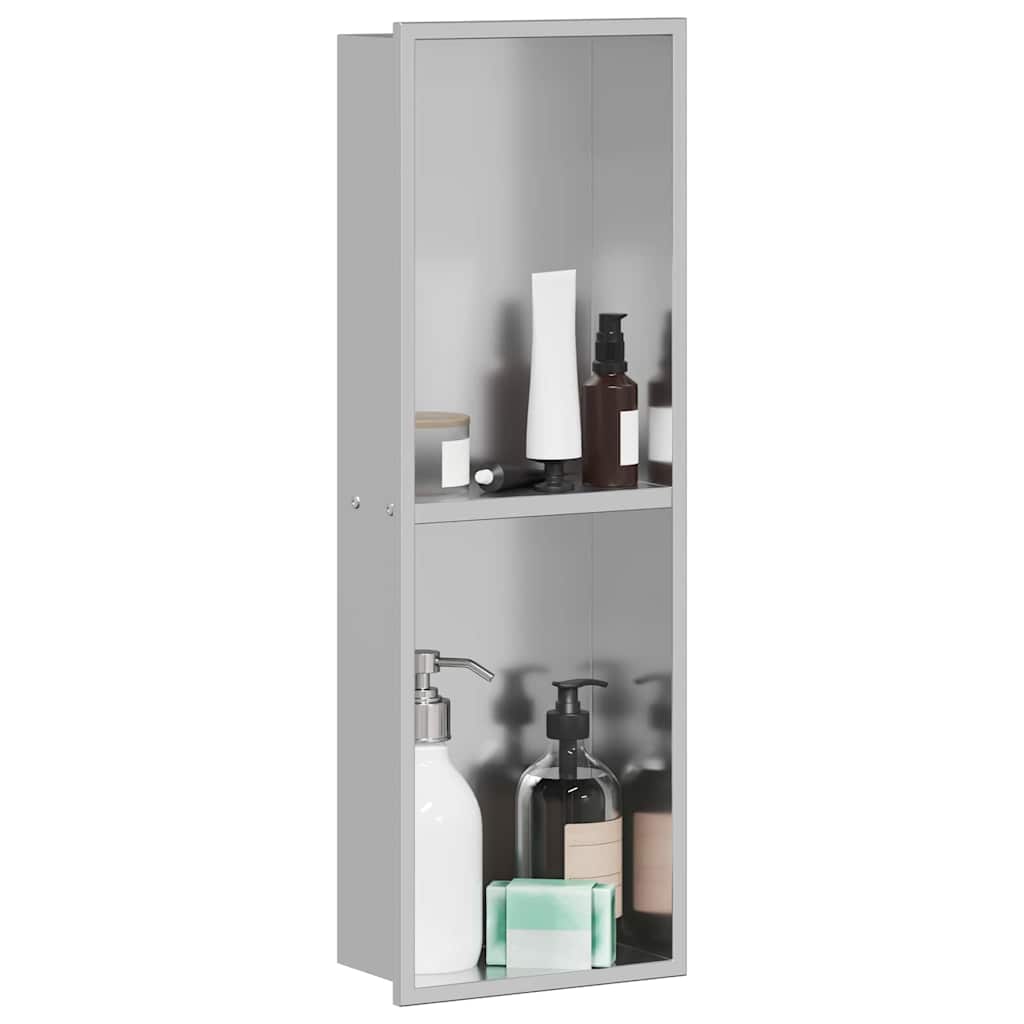 Duschnische Silber 60 x 20 x 9.5 cm Edelstahl