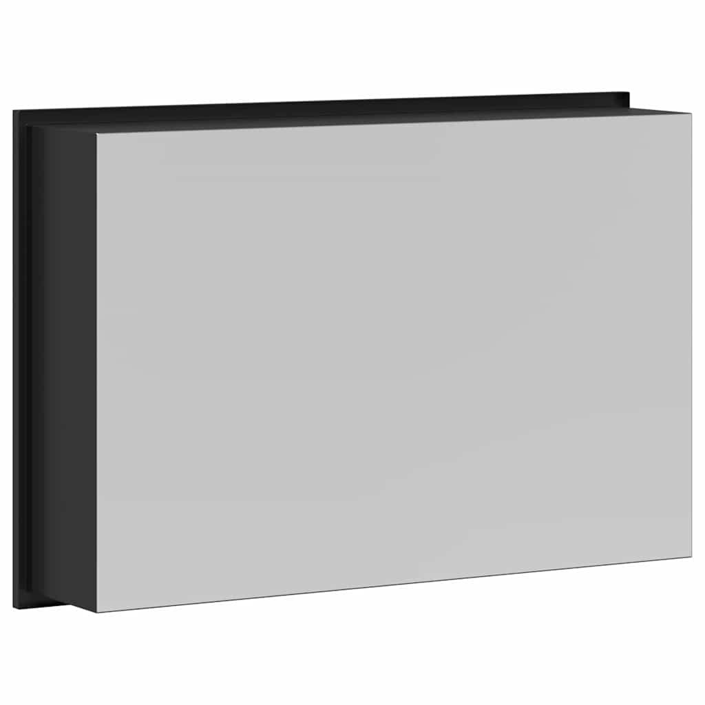 Duschnische Schwarz 45 x 30 x 9.5 cm Edelstahl