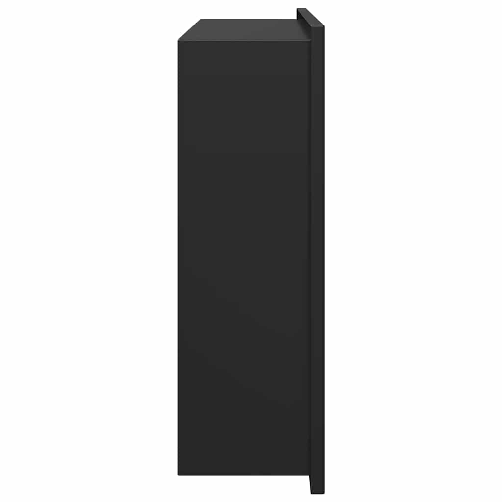 Duschnische Schwarz 45 x 30 x 9.5 cm Edelstahl